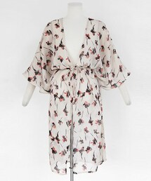 DHOLIC | 花柄プリントキモノ風ジャケット(その他アウター)