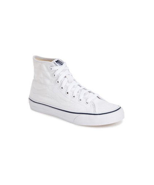 VANS（バンズ）の「Vans 'Sk8-Hi Decon' Sneaker (Women)（スニーカー・レディース・Black/Blue・10 M/11 M/5 M/5.5 M/6 M/6.5 M/7 M/7.5 M/8 M/8.5 M/9 M/9.5 M）」の2枚目の写真