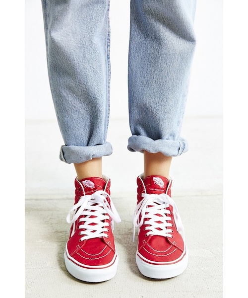 VANS（バンズ）の「Vans Sk8-Hi Seasonal Sneaker（スニーカー・レディース・Blue/Red・W 10/M 8.5/W 5/M 3.5/W 6/M 4.5/W 7/M 5.5/W 8.5/M 7/W 8/M 6.5/W 9.5/M 8/W 9/M 7.5）」の7枚目の写真
