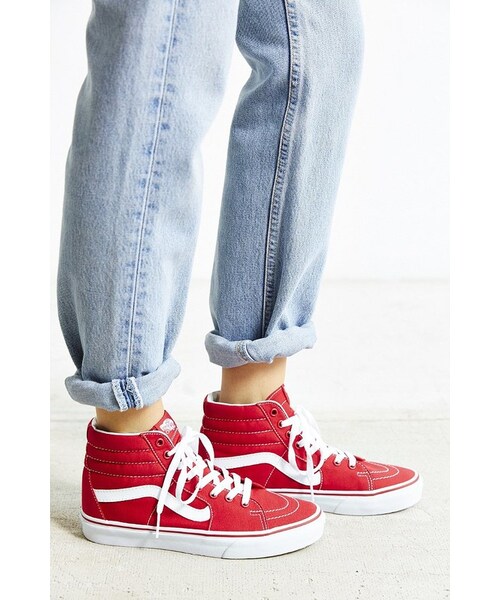 VANS（バンズ）の「Vans Sk8-Hi Seasonal Sneaker（スニーカー・レディース・Blue/Red・W 10/M 8.5/W 5/M 3.5/W 6/M 4.5/W 7/M 5.5/W 8.5/M 7/W 8/M 6.5/W 9.5/M 8/W 9/M 7.5）」の10枚目の写真