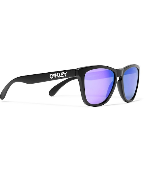 OAKLEY（オークリー）の「Oakley Frogskins® Square-Frame Polarised Sunglasses（サングラス・メンズ・Black・One Size）」の4枚目の写真