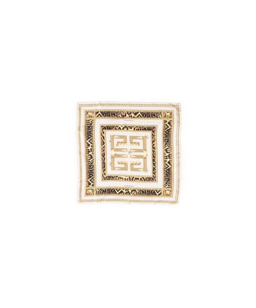 GIVENCHY(ジバンシイ)の「GIVENCHY Square scarves(バンダナ/スカーフ・レディース・Beige/Blue・One Size)」の1枚目の写真
