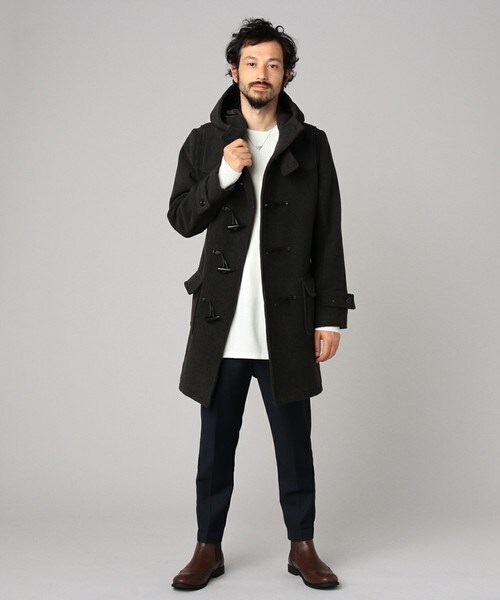 DETAILS（ディテールズ）の「【15/16A/W先行予約】DETAILS/MELTONダッフルコート（ダッフルコート・メンズ・ブラック/グレー/ネイビー/キャメル・SMALL/MEDIUM/LARGE）」の8枚目の写真