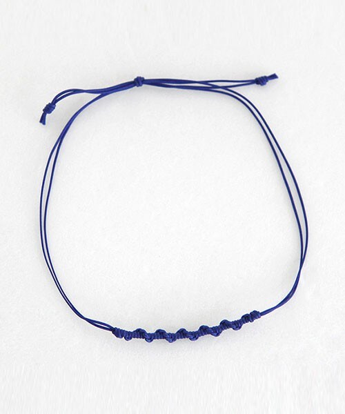 DHOLIC（ディーホリック）の「ツイストディテールレイヤードアンクレット（アンクレット・レディース・ブラック/ピンク/ブルー/ホワイトアイボリー/ミント/レッド・FREE）」の4枚目の写真