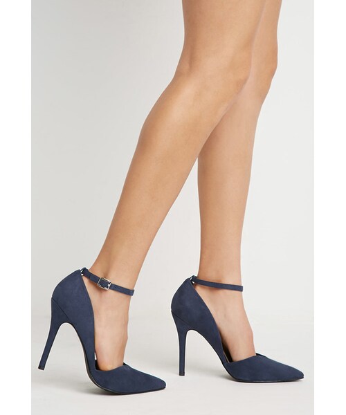 FOREVER 21（フォーエバー トゥエンティーワン）の「FOREVER 21 Faux Suede Pointed Pumps（パンプス・レディース・Black/Beige/Blue/Brown・5.5/6/6.5/7/7.5/8/8.5/9/10）」の4枚目の写真