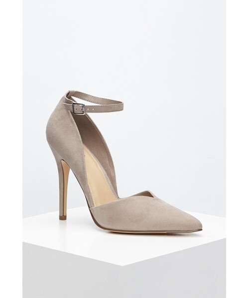 FOREVER 21（フォーエバー トゥエンティーワン）の「FOREVER 21 Faux Suede Pointed Pumps（パンプス・レディース・Black/Beige/Blue/Brown・5.5/6/6.5/7/7.5/8/8.5/9/10）」の12枚目の写真