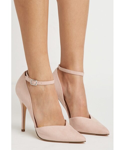 FOREVER 21（フォーエバー トゥエンティーワン）の「FOREVER 21 Faux Suede Pointed Pumps（パンプス・レディース・Black/Beige/Blue/Brown・5.5/6/6.5/7/7.5/8/8.5/9/10）」の3枚目の写真