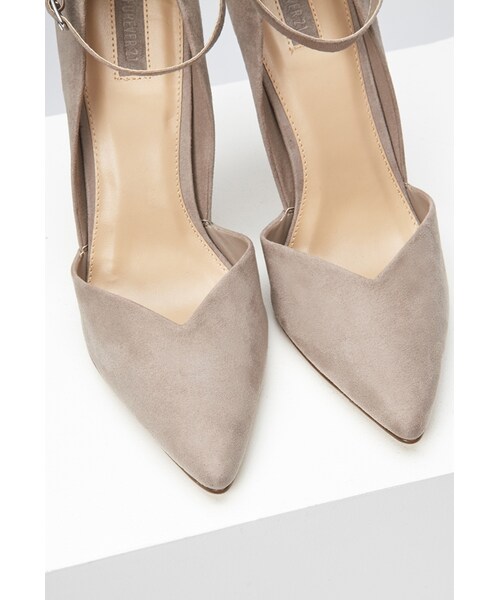 FOREVER 21（フォーエバー トゥエンティーワン）の「FOREVER 21 Faux Suede Pointed Pumps（パンプス・レディース・Black/Beige/Blue/Brown・5.5/6/6.5/7/7.5/8/8.5/9/10）」の21枚目の写真