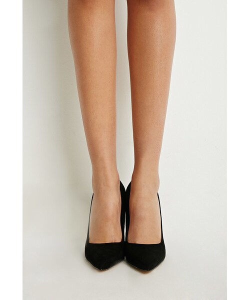 FOREVER 21（フォーエバー トゥエンティーワン）の「FOREVER 21 Pointed Faux Suede Pumps（パンプス・レディース・Black/Blue/Brown/Red・6/7/8/9/10）」の16枚目の写真