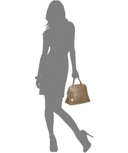 FURLA（フルラ）の「Furla Piper Small Dome Tote（トートバッグ・レディース・Brown/Black・One Size）」の4枚目の写真