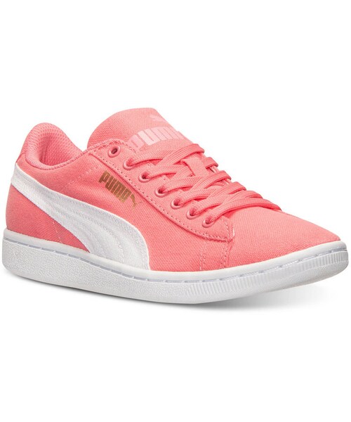 PUMA(プーマ)の「Puma Women's Vikky Casual Sneakers from Finish Line(スニーカー・レディース・Pink・6/6.5/7/7.5/8/8.5/9/9.5/10)」の1枚目の写真