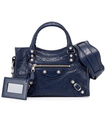 BALENCIAGA | Balenciaga Giant 12 Nickel City Mini Satchel Bag, Blue(ショルダーバッグ)
