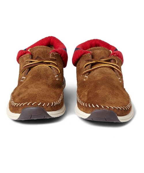 VISVIM（ビズビム）の「Malisset-Folk Suede and Knitted Sneakers（シューズ・メンズ・Brown・US 8 (EU 7)/US 8.5 (EU 7.5)/US 9 (EU 8)/US 9.5 (EU 8.5)/US 10 (EU 9)/US 10.5 (EU 9.5)/US 11 (EU 10)/US 12 (EU 11)）」の6枚目の写真
