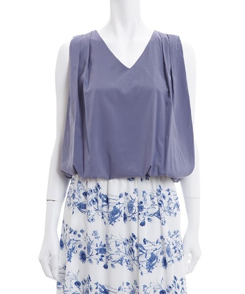 Danny&Anne(ダニーアンドアン)の「Balloon hem tops(トップス・レディース・WHITE/BLUE/PURPLE・FREE)」の2枚目の写真