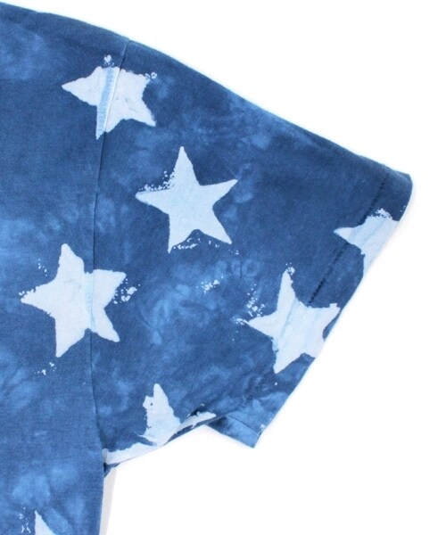 RNA SWEAT(アールエヌエースウェット)の「<予約>オールスタープリントオーバーTシャツ(トップス・レディース・ブルー/ピンク・M)」の7枚目の写真