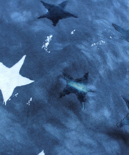 RNA SWEAT(アールエヌエースウェット)の「<予約>オールスタープリントオーバーTシャツ(トップス・レディース・ブルー/ピンク・M)」の9枚目の写真