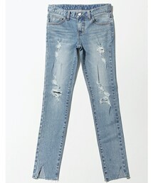 imvely | クラッシュスリムデニム(デニムパンツ)