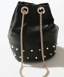 imvely | スタッズ付バケットBAG(バックパック/リュック)