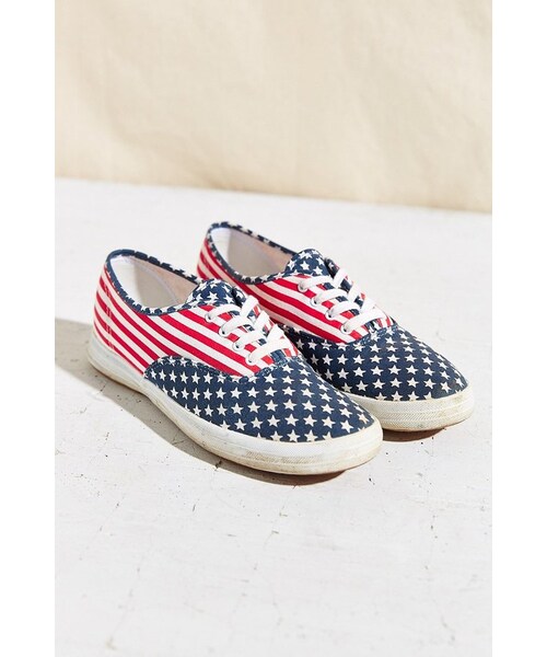 Keds(ケッズ)の「Urban Renewal Vintage Vintage American Flag Keds Sneaker(スニーカー・レディース・Blue・ONE SIZE)」の6枚目の写真