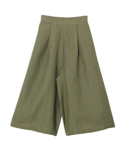 FLOVE(フローブ)の「リネンガウチョパンツ(パンツ・レディース・ホワイト/カーキ・F)」の12枚目の写真
