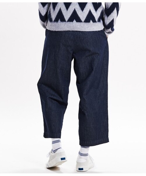 JUNRED（ジュンレッド）の「デニムガウチョパンツ（パンツ・メンズ・ネイビー/ブルー・0/1/2）」の5枚目の写真