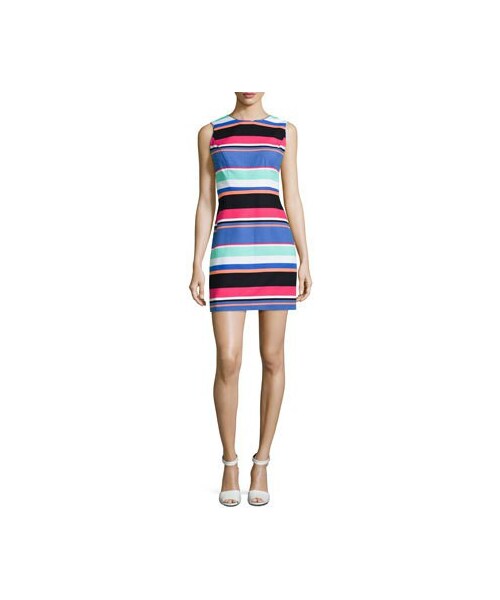 Kate Spade ケイトスペード の Kate Spade New York Tropical Stripe Mariam Sheath Dress ワンピース Wear
