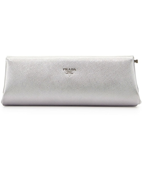 PRADA（プラダ）の「Prada Saffiano East-West Frame Clutch Bag