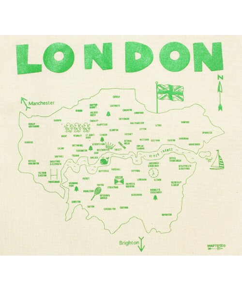 MAPTOTE( マップトート)の「MAPTOTE/マップトート - トートバッグ London (ロンドン)(トートバッグ・レディース・その他)」の2枚目の写真