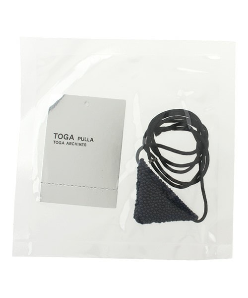 toga too トライアングルビーズネックレス　ブルー　TOGA PULLA TOGA（トーガ）の「□別注□ TOGA×MIDWEST トライアングル
