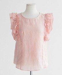 DHOLIC | ノースリーブフリルブラウス(シャツ/ブラウス)