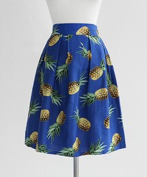 DHOLIC | パイナップル柄ミディタックスカート(スカート)