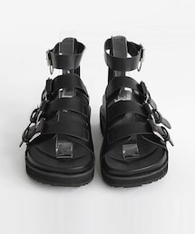 DHOLIC | ダークカラーストラップサンダル(サンダル)