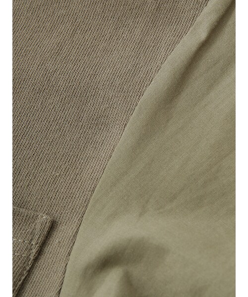 w closet（ダブルクローゼット）の「ポケ付き袖フリルプルオーバー（トップス・レディース・オフホワイト/グレー/カーキ・FREE）」の9枚目の写真