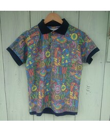 go slow caravan | go slow caravan T/C鹿の子総柄ポロ(ポロシャツ)