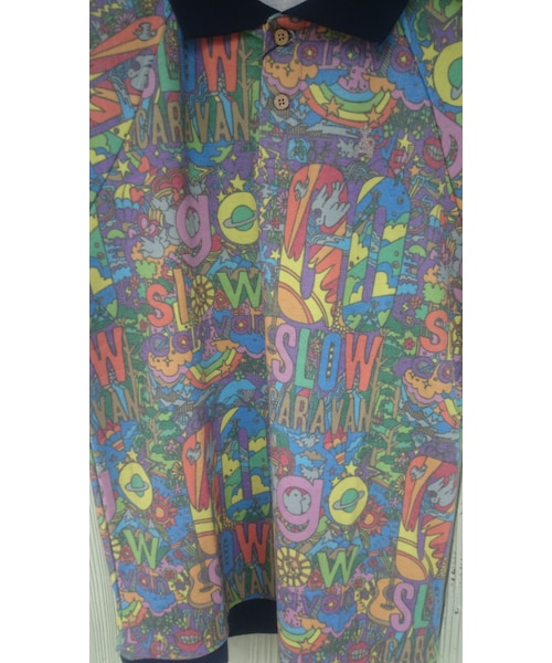 go slow caravan（ゴースローキャラバン）の「go slow caravan T/C鹿の子総柄ポロ（ポロシャツ・メンズ・その他）」の4枚目の写真