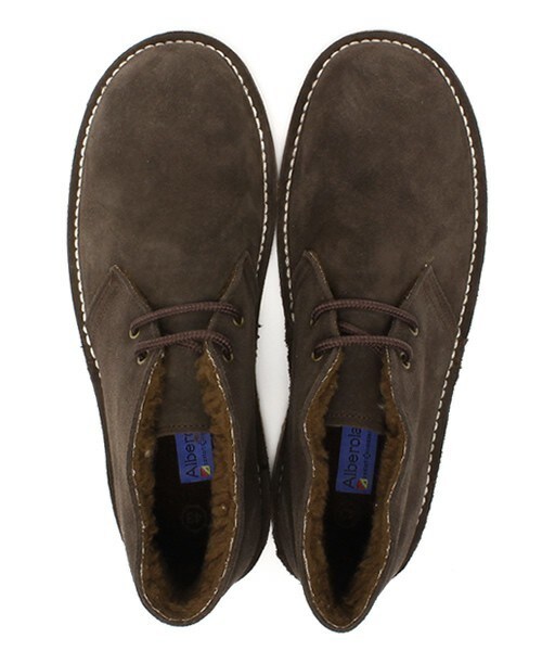 UNION STATION（ユニオンステーション）の「【ALBEROLA】スエードチャッカーブーツ（ブーツ・メンズ・ブラウン・LARGE）」の10枚目の写真