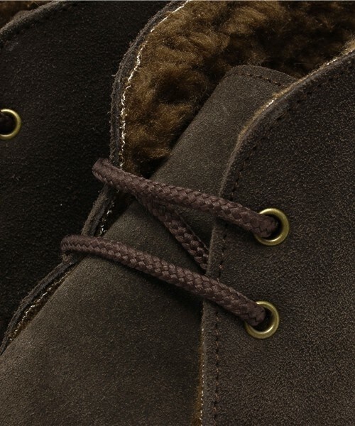 UNION STATION（ユニオンステーション）の「【ALBEROLA】スエードチャッカーブーツ（ブーツ・メンズ・ブラウン・LARGE）」の6枚目の写真