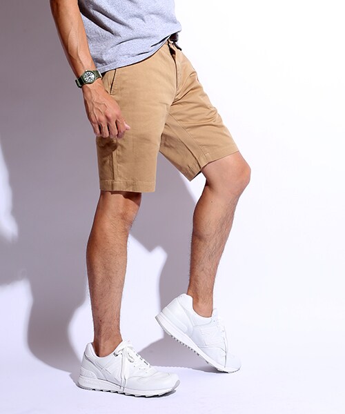 FREAK'S STORE（フリークスストア）の「ツイルニーハイショーツ2（パンツ・メンズ・ホワイト/ブラック/ベージュ/グリーン/ブルー/ネイビー・S/M/L）」の19枚目の写真