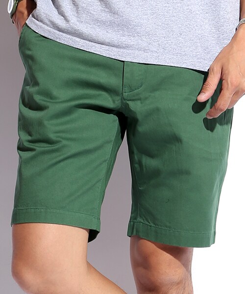 FREAK'S STORE（フリークスストア）の「ツイルニーハイショーツ2（パンツ・メンズ・ホワイト/ブラック/ベージュ/グリーン/ブルー/ネイビー・S/M/L）」の4枚目の写真