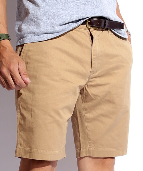 FREAK'S STORE（フリークスストア）の「ツイルニーハイショーツ2（パンツ・メンズ・ホワイト/ブラック/ベージュ/グリーン/ブルー/ネイビー・S/M/L）」の3枚目の写真