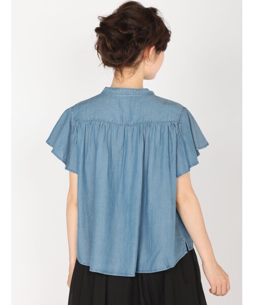 Rinajour（リナジュール）の「RINA ギャザーヨークB（トップス・レディース・INDIGO/USED・F）」の3枚目の写真