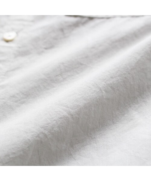 THE DAWN B（ダウンビー）の「B.D. Side Slit Shirts Poplin（トップス・White・M/L）」の6枚目の写真