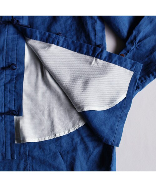 THE DAWN B（ダウンビー）の「China Shirts（トップス・Indigo・M/L）」の5枚目の写真