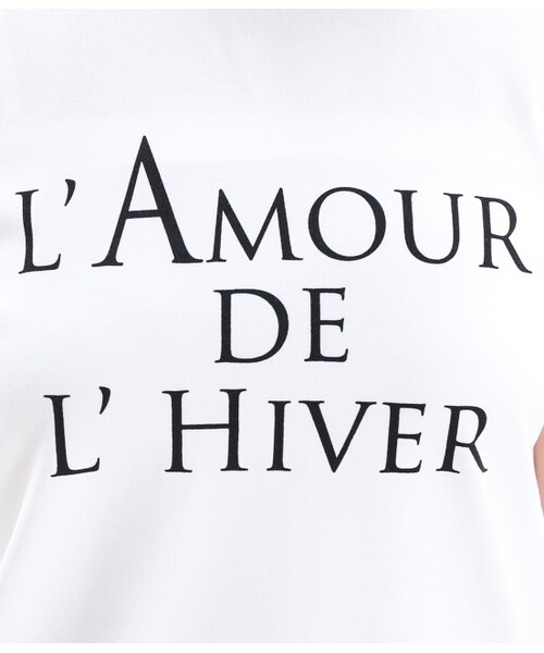 ROPE'（ロペ）の「L’AMOUR プリントTシャツ（トップス・レディース・ホワイト・M）」の8枚目の写真