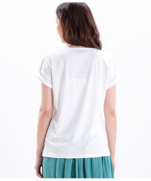 ROPE'（ロペ）の「L’AMOUR プリントTシャツ（トップス・レディース・ホワイト・M）」の4枚目の写真