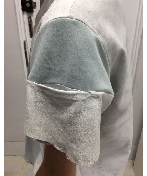 STORES.jp(ストアーズドットジェーピー)の「TAKAYA HIOKI LEATHER T(Tシャツ/カットソー・その他)」の7枚目の写真