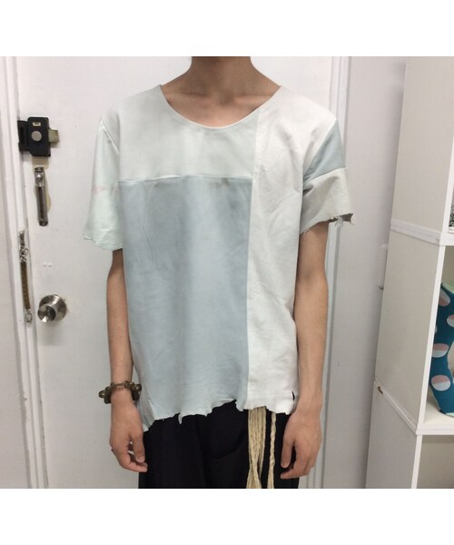 STORES.jp(ストアーズドットジェーピー)の「TAKAYA HIOKI LEATHER T(Tシャツ/カットソー・その他)」の1枚目の写真