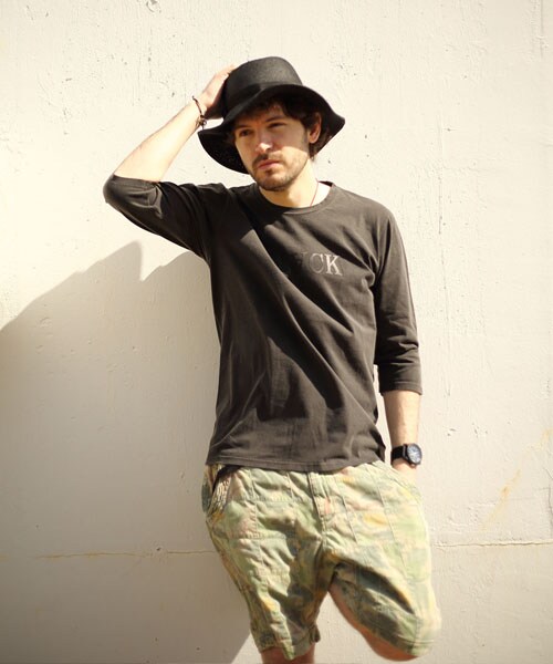 VIRGOwearworks（ヴァルゴウェアワークス）の「Vintage crazy camo shorts カモ 迷彩柄 ショートパンツ（パンツ・メンズ・LEAF CAMO/TIGER CAMO・2/3/4）」の8枚目の写真