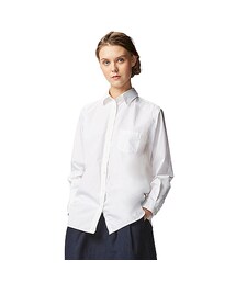UNIQLO | WOMEN エクストラファインコットンボーイフレンドシャツ（長袖）C(シャツ/ブラウス)