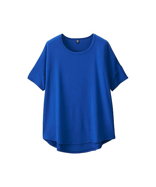 UNIQLO（ユニクロ）の「WOMEN ドレープドルマンT（半袖）（Tシャツ